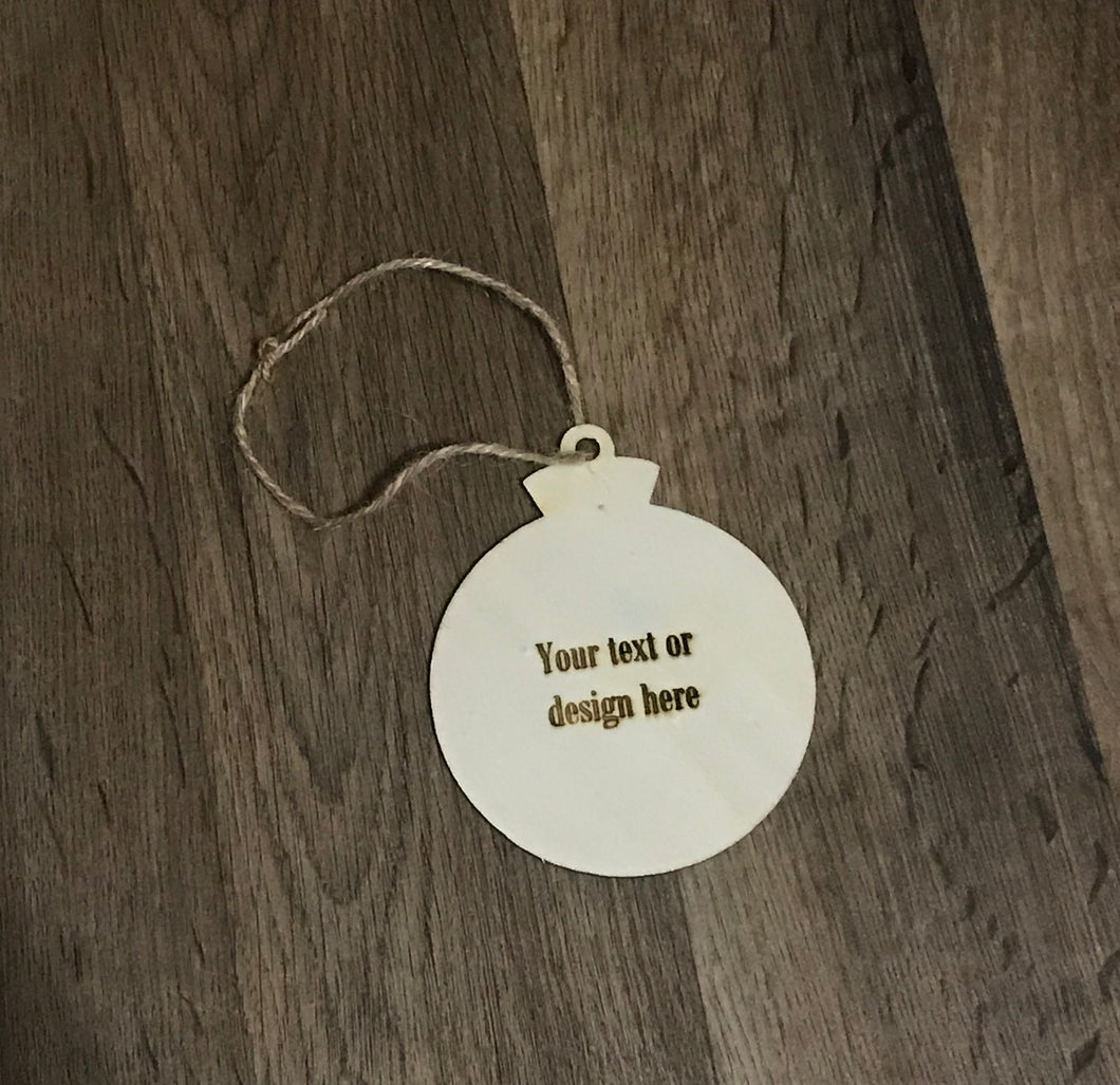 Custom ornament 3.5 inches