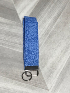 Blue Petals Wrist Lanyard